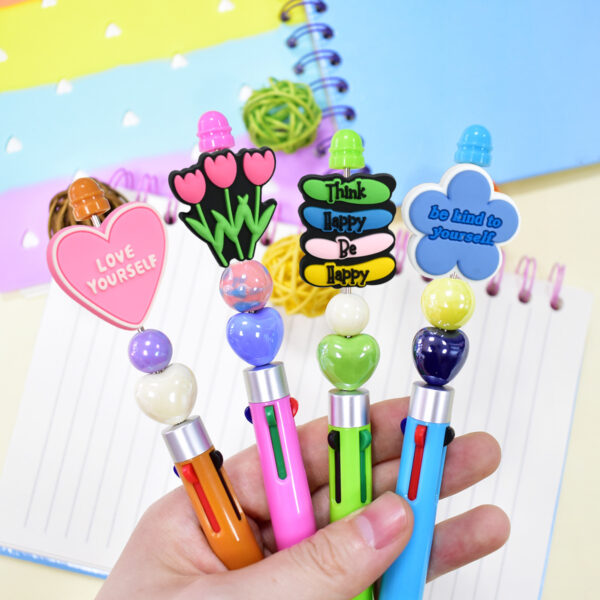 Wholesale Random 100pcs Color Phrase Series Focal Beads