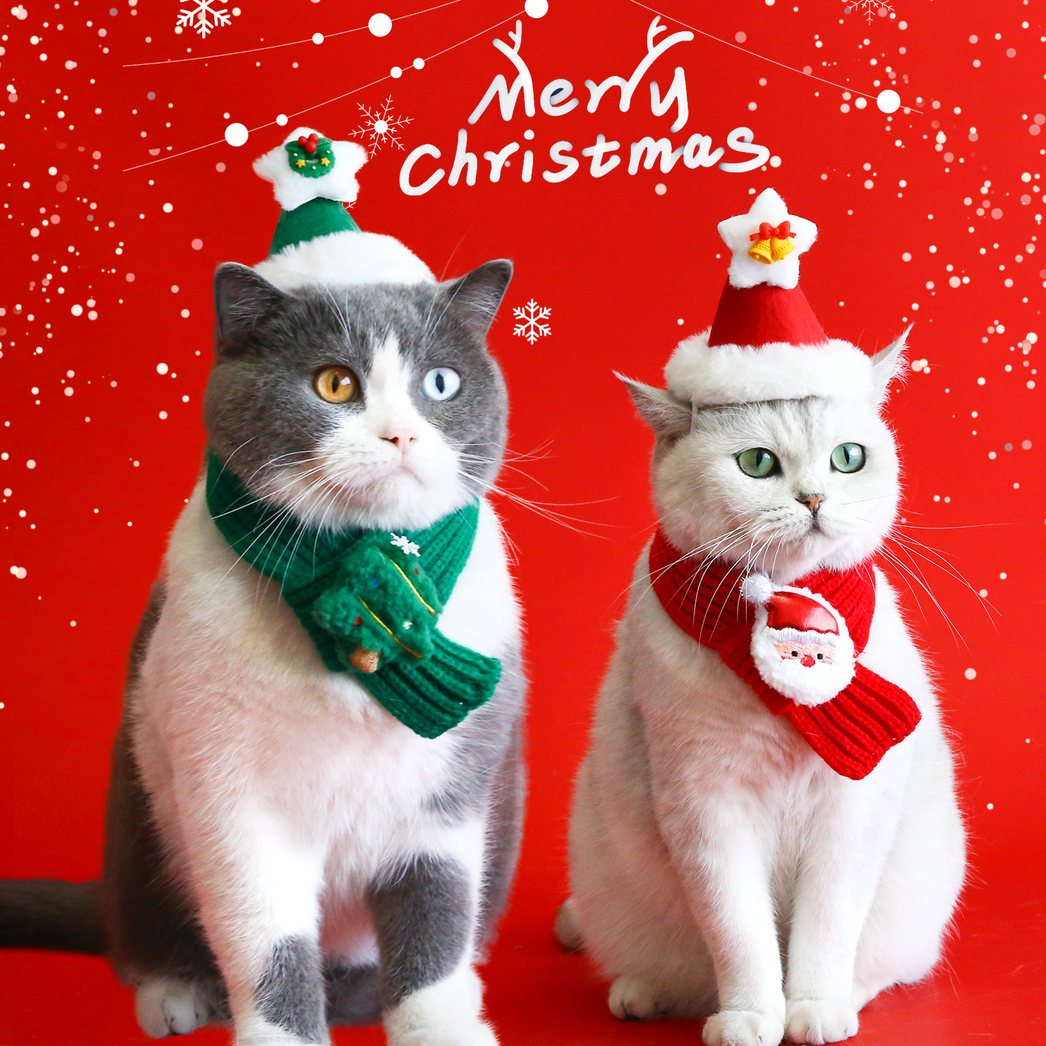 Wholesale pet knitted Christmas f cat dog Pet Clothes