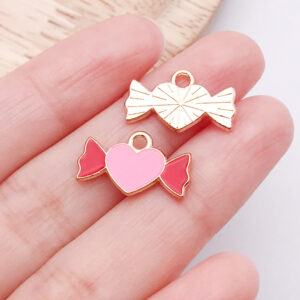 1 pink dripping love candy 10.5x18x1mm-0.75g-25204