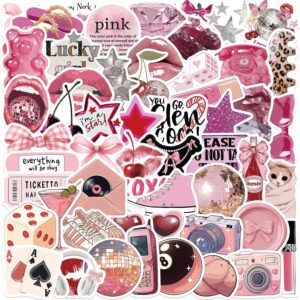 Wholesale 50pcs Cartoon Pink Daily Waterproof Vinyl Stickers