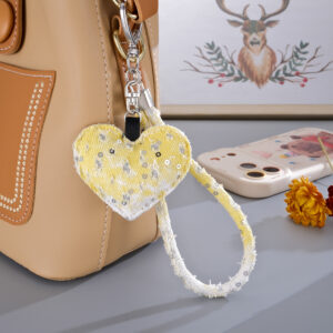 K–5622 Denim love pendant yellow / Pendant