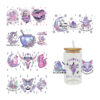 Wholesale Purple Fantasy Mysterious Witch Style Theme 16oz Cup UV DTF Wraps