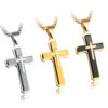 Wholesale Stainless steel cross pendant necklace
