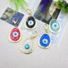 Wholesale Devil's Eye Hand Bag Pendant Blue Eye Keychain
