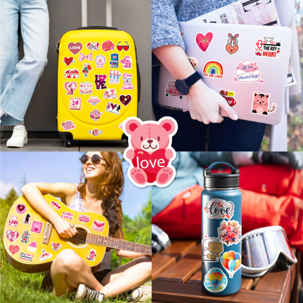 Wholesale 50-200 Valentine's Day Stickers, Love Wedding Valentine's Day Stickers