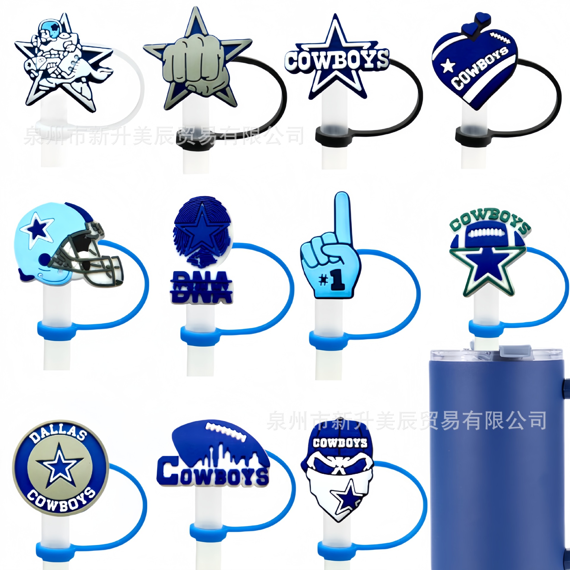 Wholesale straw cap silicone straw cover Straw Tube Cap