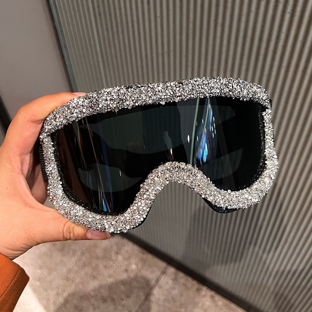 Wholesale Diamond goles sand and dust proof riding glasses