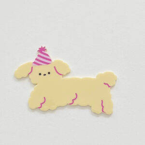 Yellow Birthday Puppy