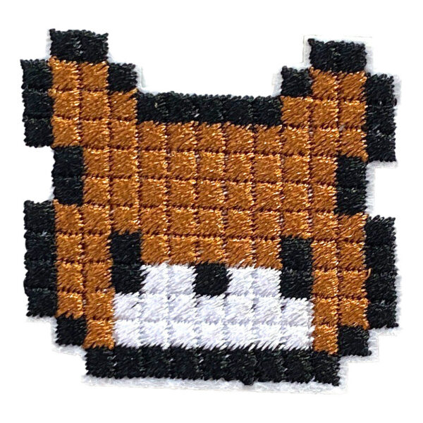 Wholesale Cartoon character embroidered patch frog cross-stitch cloth patch