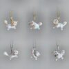 Wholesale Cartoon Cute Pet Pearl Cat Pendant
