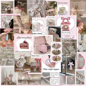 Wholesale 30 Pink Ballet Style Sticker Pack Bow Phone Case Guitar Flat Hand Book Decorative Waterproof Sticker
