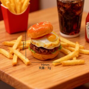 Sesame beef burger-dark yellow / The details page has real photos, dear!