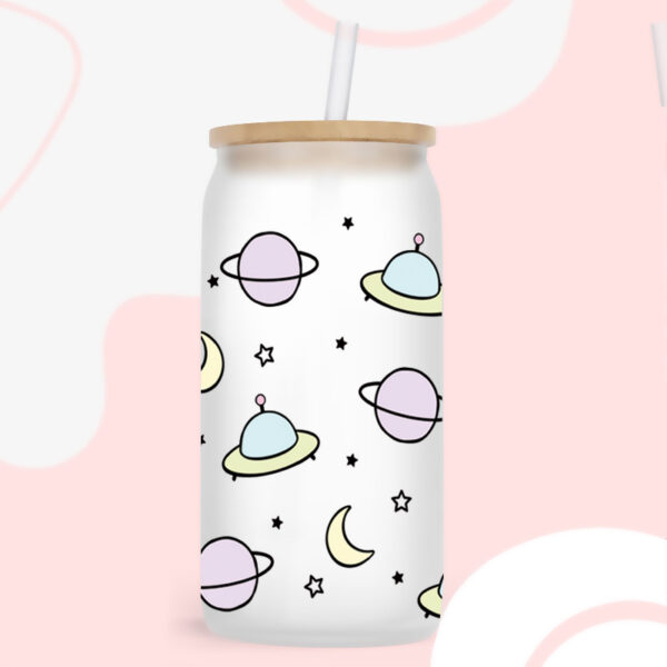 Wholesale UV Transfer Paste Glass Crystal Label Crystal Paste Cross-border Special Paste for 16oz Glass Cup 23cmX11cm