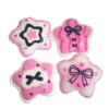 Wholesale 10pcs Double-sided embossed five-pointed star DIY beads