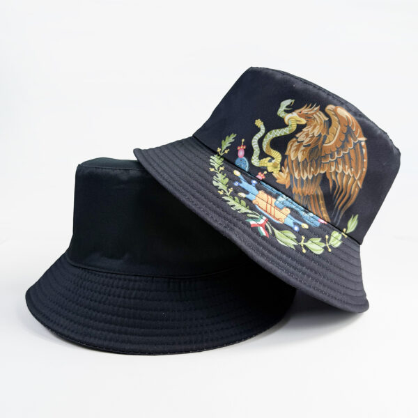 Wholesale Double sided sports cheering national flag printed fisherman hat