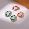 Wholesale Stainless steel stud earrings with enamel