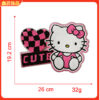 Wholesale Cute cartoon cat animal glitter embroidery DIY patches