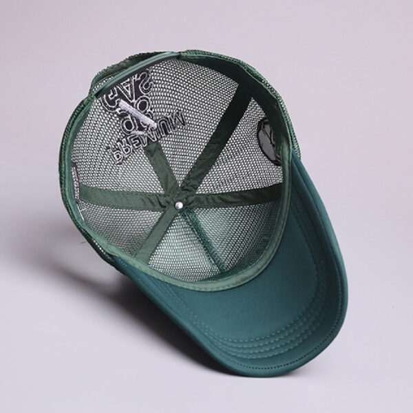 Wholesale Trendy Brand Tooling Hip-hop Hat Letter Embroidery GASSERVICE Truck Driver Street Retro Mesh Hat