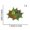 Wholesale Green cartoon game console embroidery DIY Patches