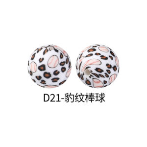 D21-Leopard print baseball