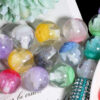 Wholesale Transparent, fine-glitter, flowing sand-like, straight-hole loose beads, Acrylic Beads