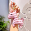 Wholesale Cute diamond studded cartoon horse keychain