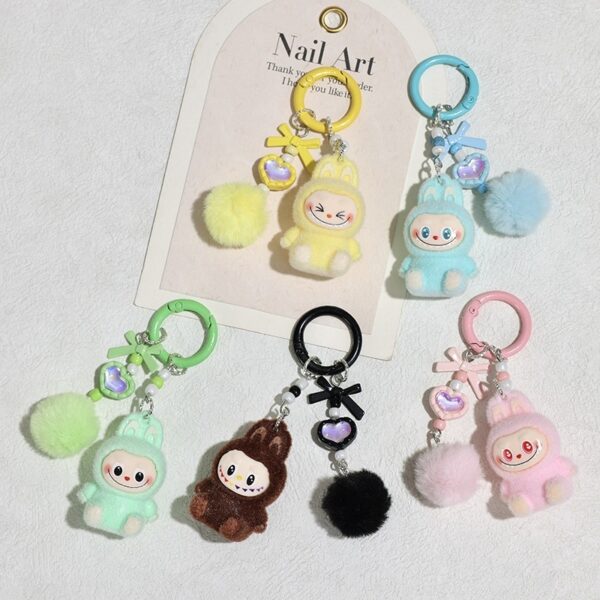 Wholesale Plush rabbit keychain/strap keychain for students, OLY Exclusive