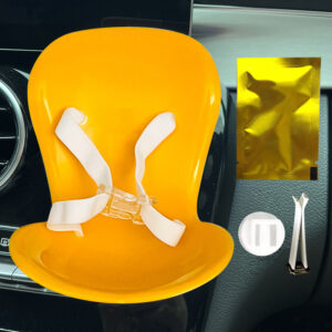 Golden rope chair + incense box + clip + incense tablets