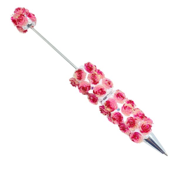 Wholesale Colorful Rose Heavy Industry Beadable Pens