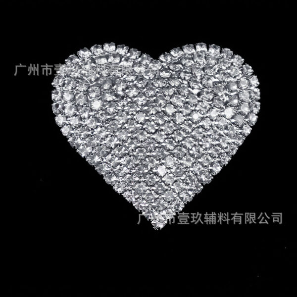 Wholesale Bow Water Diamond Crystal Chest DIY Patches