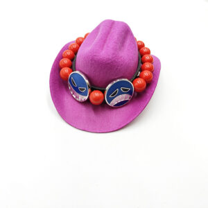 Purple cowboy hat one piece / L code