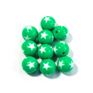 Green / Diameter: 16mm, hole diameter 2.8mm, 20 pcs/pack