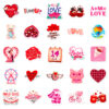 Wholesale 50pcs Cartoon Sweet Valentine's Day Graffiti Stickers