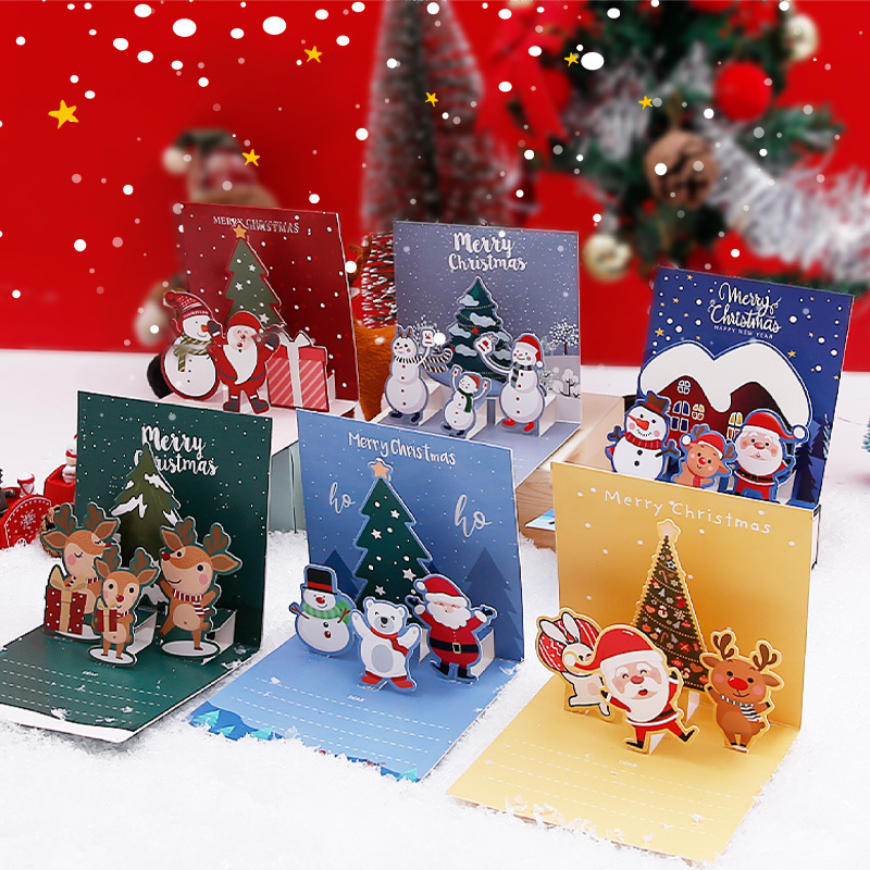 Wholesale Christmas greeting card creative holiday card