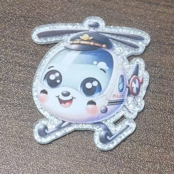 Wholesale Glitter Acrylic Cartoon Car