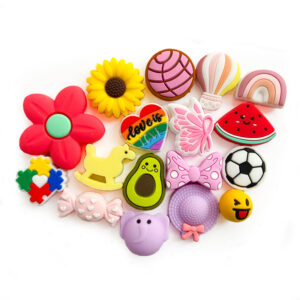 Wholesale 10pcs colorful cartoon elephant animals 3D focal beads