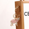 Wholesale Cute Elephant Keychain Pendant Metal Creative Cartoon Gift