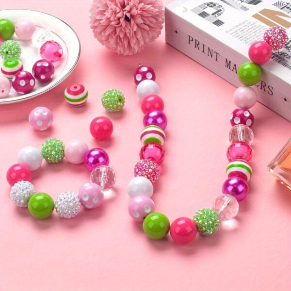 O1CN01z1s6ry1RHRAjAYkrB_2216641112086-0-cib Wholesale green, pink, and three-color striped Acrylic Beads
