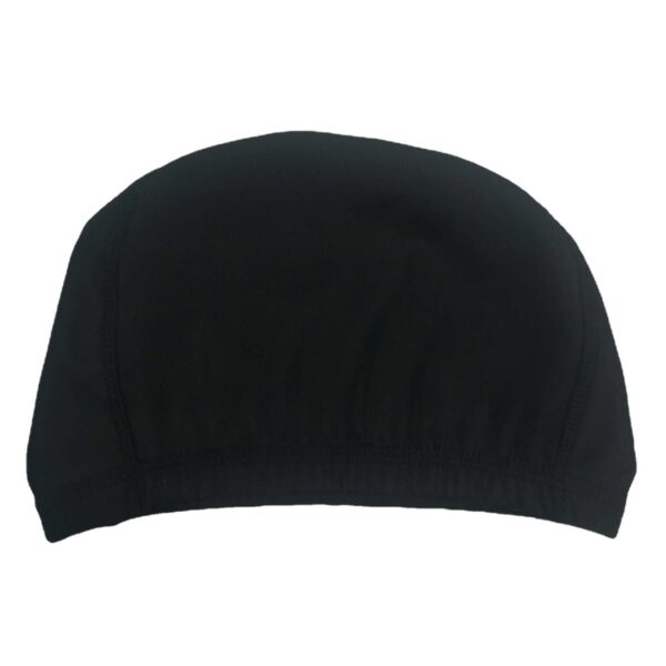 Wholesale Adult polyester fabric underhead swim cap Summer