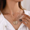 Wholesale Alloy Heart Layered Clavicle Necklace