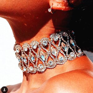 Wholesale Alloy Diamond-Studded Necklace