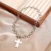 O1CN01z5GHdr1VD5uA0oeYR_2466522618-0-cib Wholesale Punk-style pearl and metal cross necklace