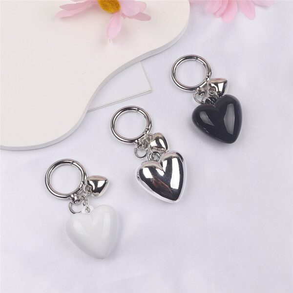 Wholesale Candy-Colored Heart KeychainMobile Phone Chain