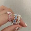 O1CN01z9JndX20nVOW3Dset_2204814786894-0-cib Wholesale Valentine's Day star open ring cold style Rings