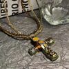 O1CN01zA7w7u1x6VSVgrKa1_2218560116394-0-cib Wholesale Gothic-style cross multi-layer beaded necklace