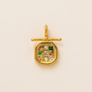 Colored zircon pendant