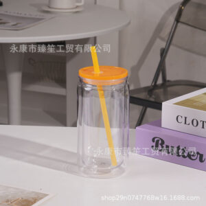 Transparent yellow cover / 475ml/16oz