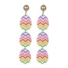 Wholesale Easter Rainbow Easter Egg Acrylic Earrings
