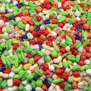 10-piece set of fruits and vegetables (mixed hair)