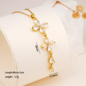 Zircon flower gold 2582